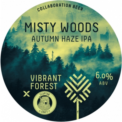 Misty Woods, Vibrant Forest x Clapton Craft Collaboration 13043 Misty Woods real ale 01 thumb 1a.png