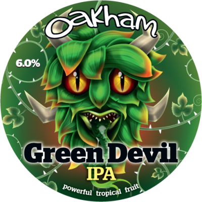 Green Devil IPA, Oakham Ales 7655 Green Devil IPA real ale 01 thumb 1a.png
